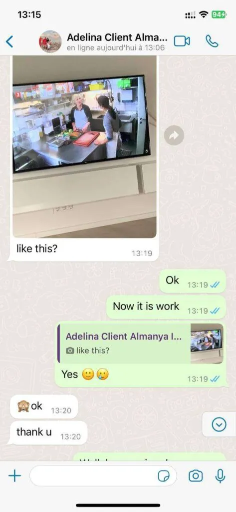 WhatsApp feedback screenshot 4